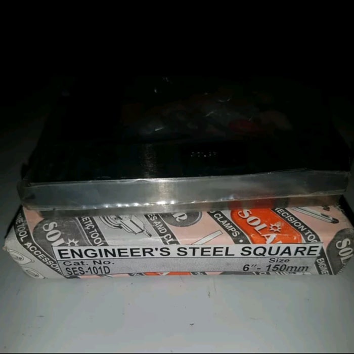 

TST | Siku Mesin 6 inch 150 mm Penggaris Baja SOLAR