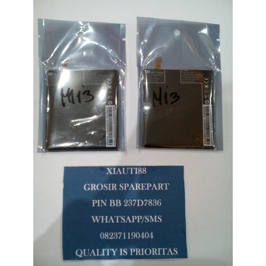 BATERAI XIAOMI MI3 / BATERAI XIAOMI REDMI 3 ORIGINAL