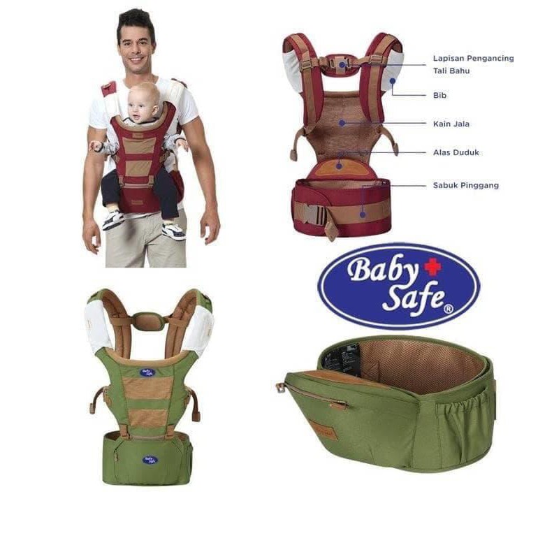 Terlaris Baby Safe Gendongan Bayi / Gendongan Hipseat / Gendongan Modern