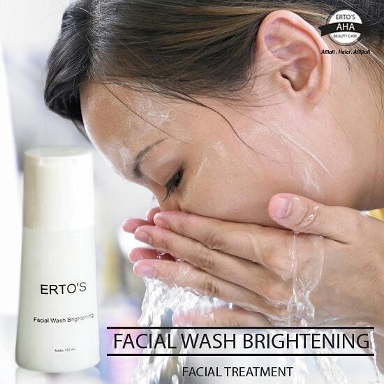 ERTOS Facial Wash Brightening / Putih merona ERTO'S