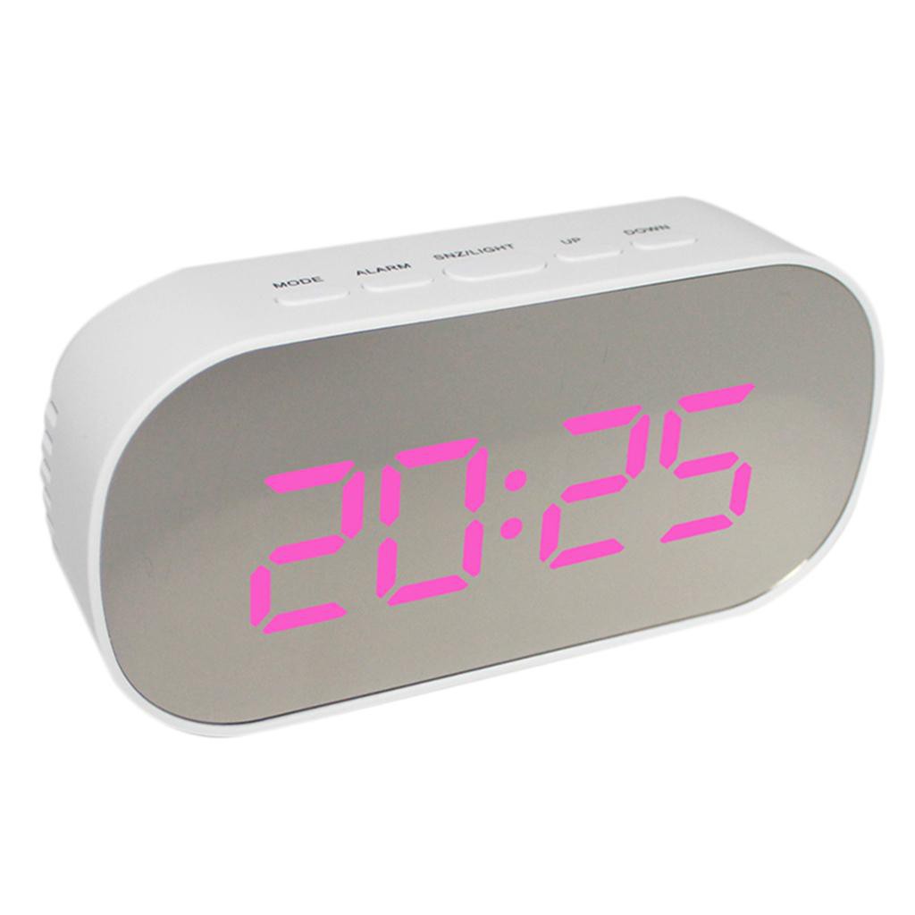 Jam Meja Digital Led Weker / Digital Alarm Clock Dekorasi Rumah Mirror 6506 DT-6506