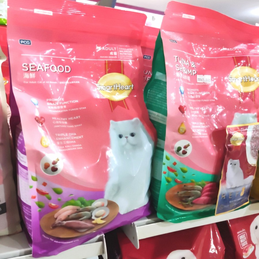 smartheart cat adult 1,2 kg smartheart adult makanan kucing