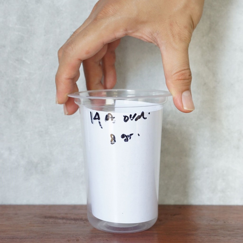 PO Sablon Cup plastik / Gelas plastik / Gelas kopi / Gelas boba / Cup PP  (14 Oz Oval)