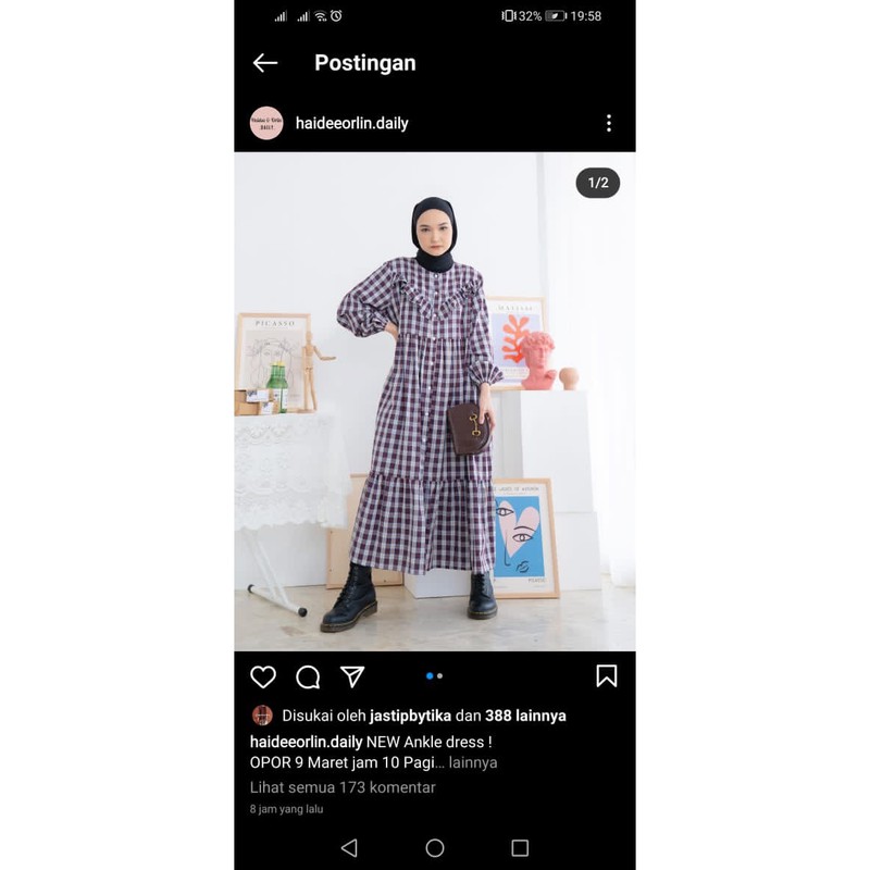 haya ankle dress haideeorlin