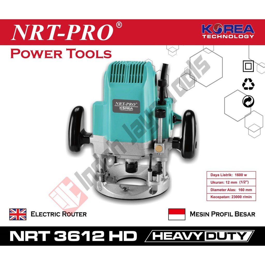 NRT-PRO 3612 HD Mesin Router BESAR 2 Tangan - Profil Kayu Teko 1/2