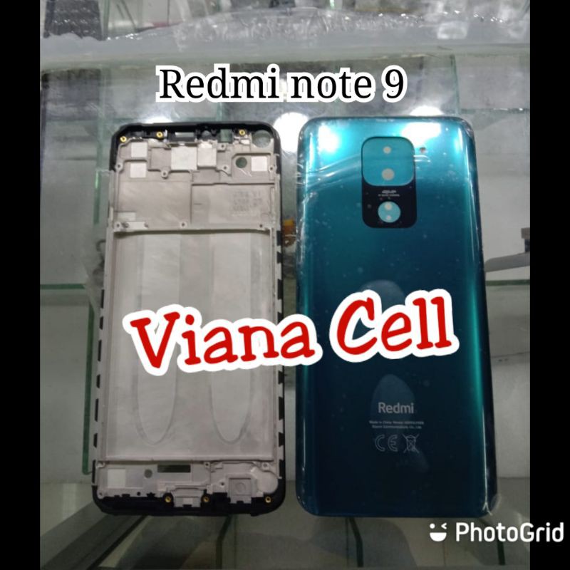 FRAME LCD BACKDOOR XIAOMI REDMI NOTE 9 HOUSING CASING FULLSET ORIGINAL