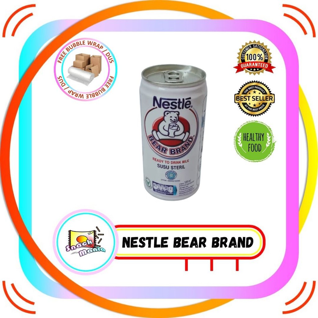 

Nestle Susu Bear Brand Susu Kaleng Beruang Steril ~ 189 ML