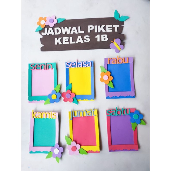 Jual Hiasan Kelas Jadwal Piket Shopee Indonesia