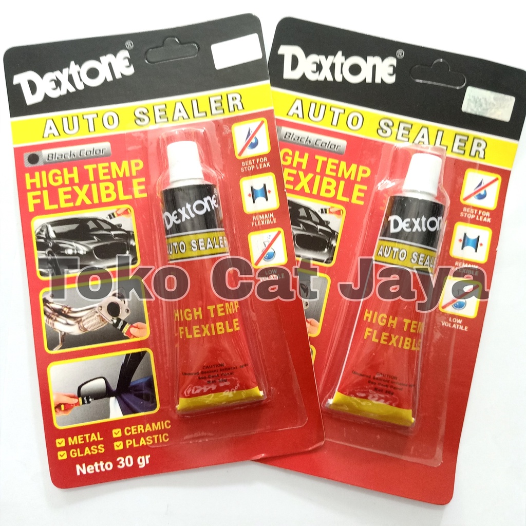 LEM DEXTONE AUTO SEALER 30 Gr HITAM / Lem Kaca mobil