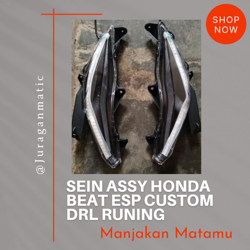 lampu sein custom Drl runing honda beat ESP
