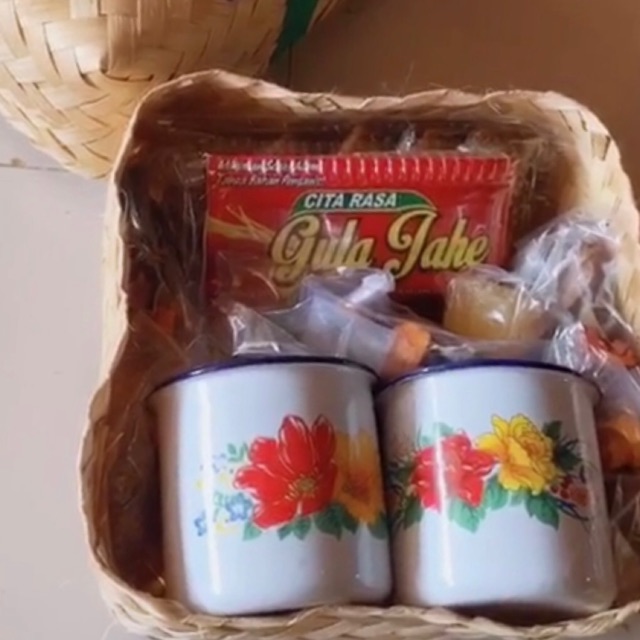 Hampers wedang uwuh gula jahe