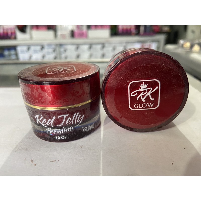 &lt;ib&gt; KEMASAN BARU // red jelly -- GARANSI ORIGINAL -- RK jelly premium glow -- RED jelly RK glow original