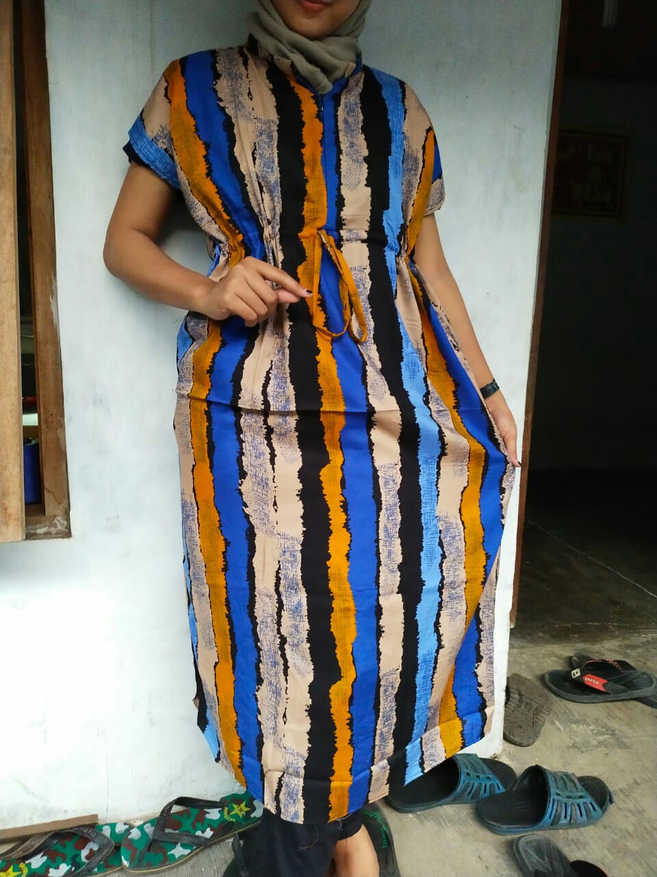 Longdress Gamis Arabian Sultan & Daster Kaftan Motif Terbaru Bahan Rayon Armany Farissa Batik