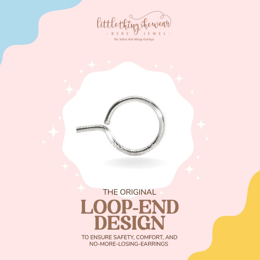 Anting Dewasa Littlethingshewear Nura Swarovski Gold SK-NURA 0,6gr