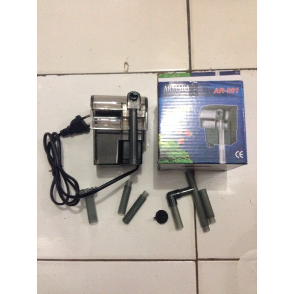 aquarium aquascape filter gantung hang on armada