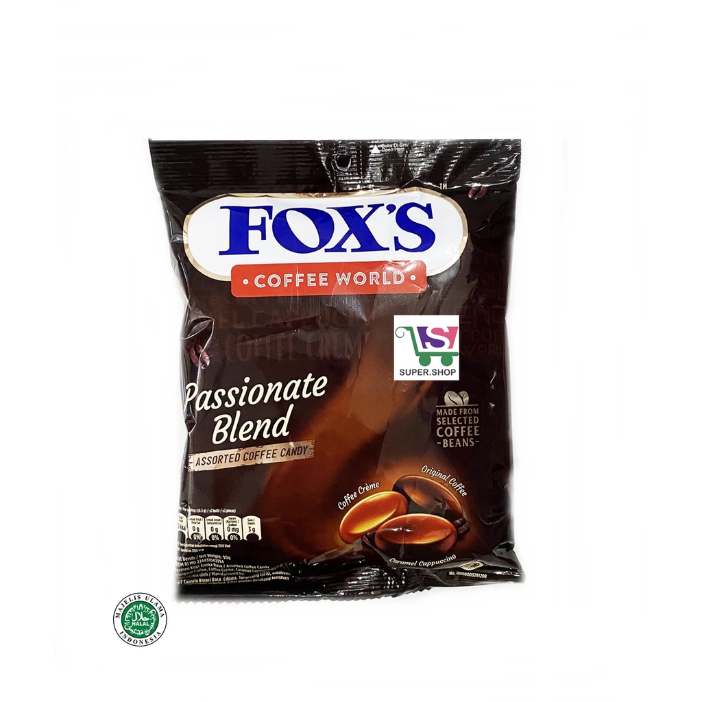 FOXS / FOX'S Coffee World Passionate Blend Permen Kopi 90 Gram