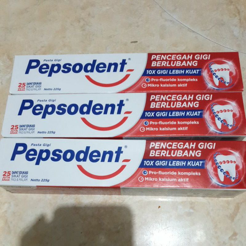 Pepsodent Pencegah gigi Berlubang pasta gigi  75g &amp; 190g