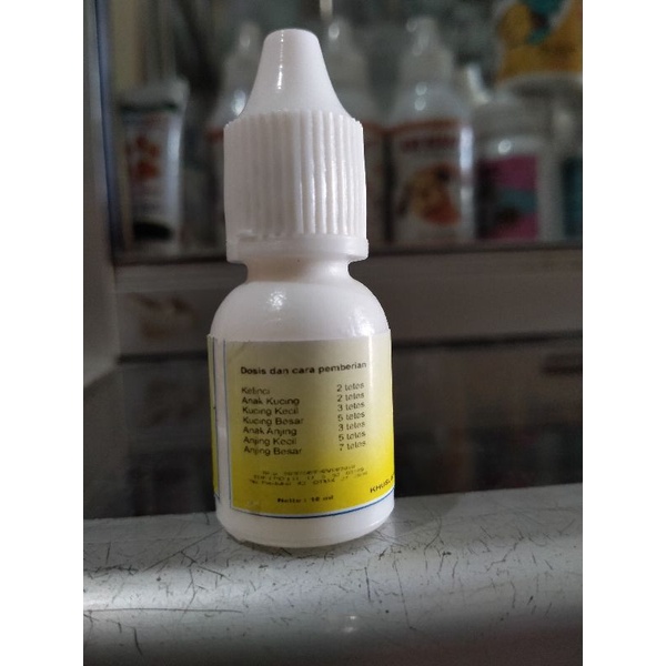 WELL 10 ml - Obat Mencret/Obat Cacing Khusus Untuk Anjing, Kucing dan Kelinci