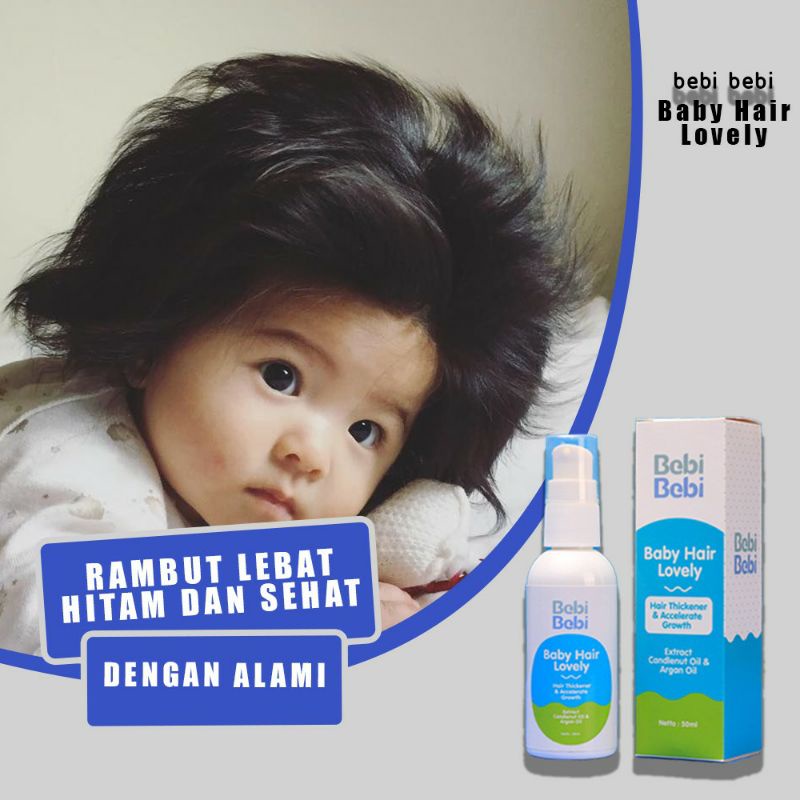 Jual Penumbuh Rambut Bayi Bebi Bebi Hair Lovely Serum Vitamin Penyubur Rambut Anak Bayi Minyak Kemiri Indonesia Shopee Indonesia