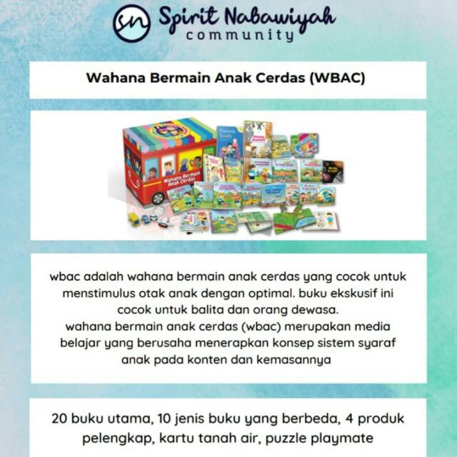 Wahana Bermain Anak Cerdas Buku Sygma WBAC