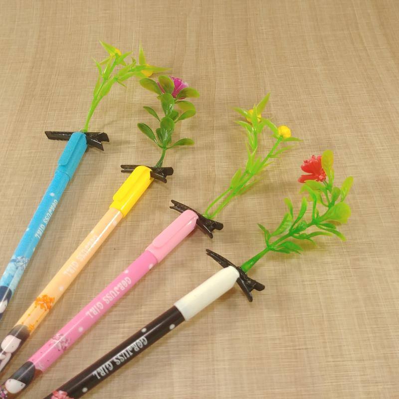 

gell pen jepit bunga girl