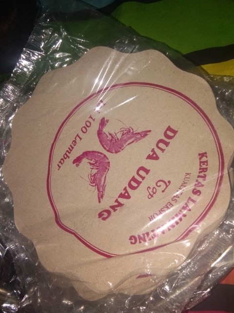 Kertas Nasi Bunga Kecil / Kertas Minyak Bulat / Kertas Coklat