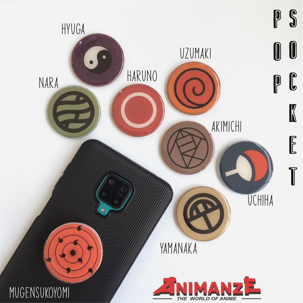 Popsocket Anime Naruto/ Griptok Akrilik / Phone Holder Anime / Phone Stand / Phone Grip/Aksesoris