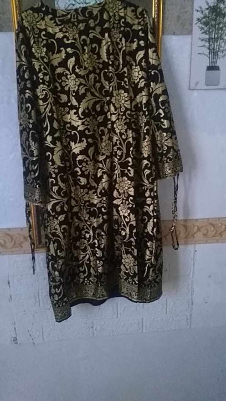 Batik Couple Keluarga Sania Ruffle Ori Ndoro Jowi Dnt