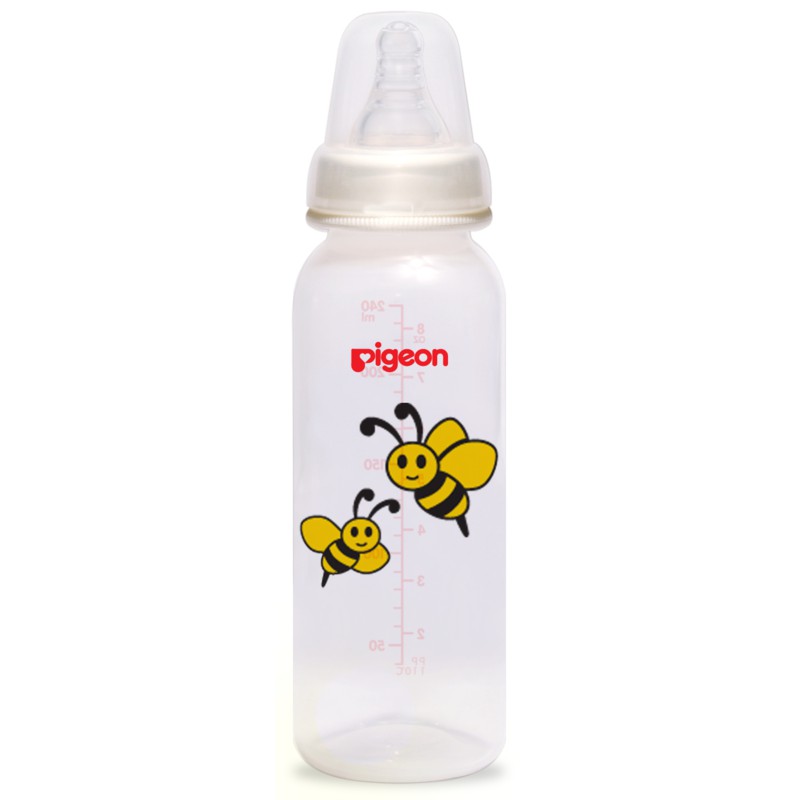 Pigeon PP RP Botol Susu SLIM NECK with Peristaltic Nipple 240ml