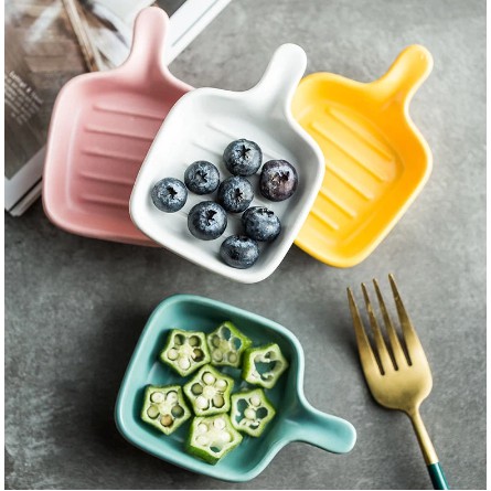 Piring Sambal Keramik Warna/ Piring Cabe Keramik Warna/ Sauce Dish Keramik