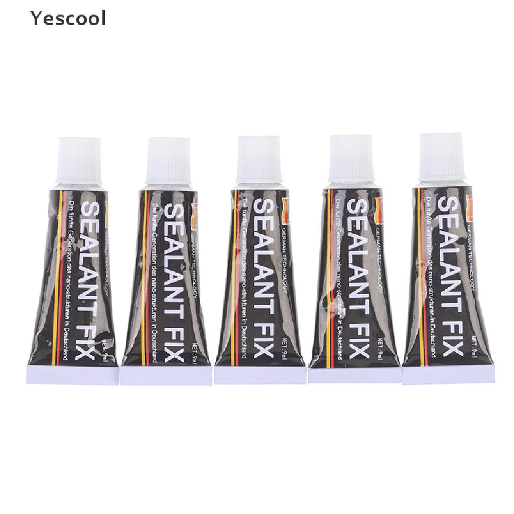 Yescool 5PCS Lem Super Kuat Instan Untuk Memperbaiki Kacametalmarmer