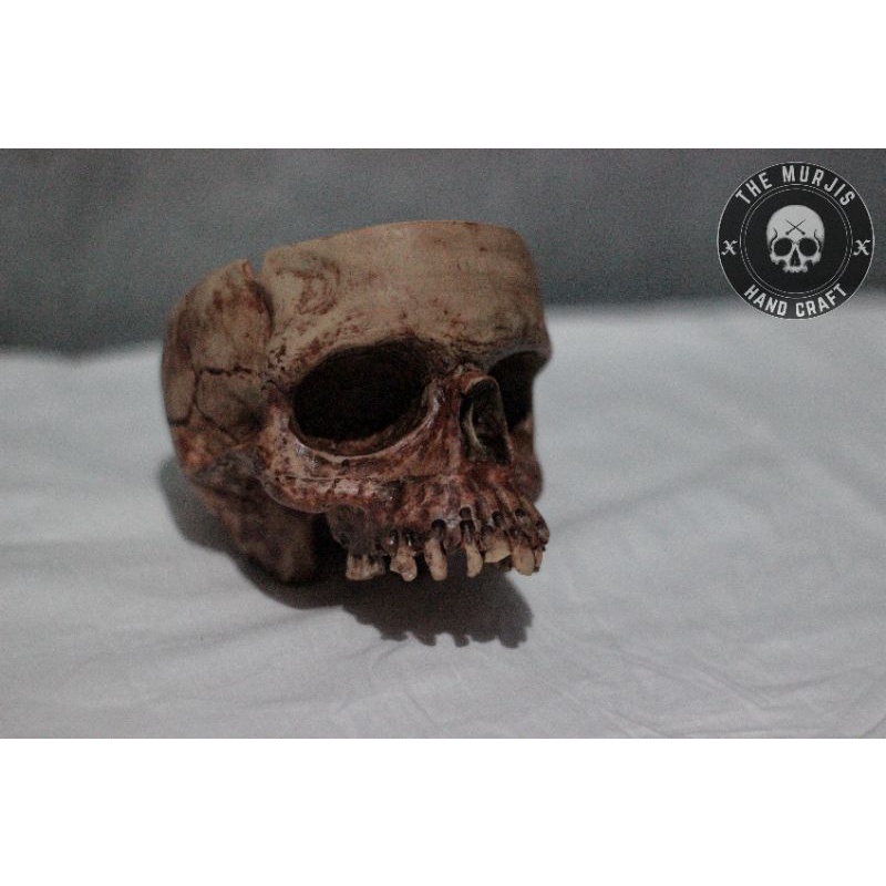 Asbak tengkorak / asbak