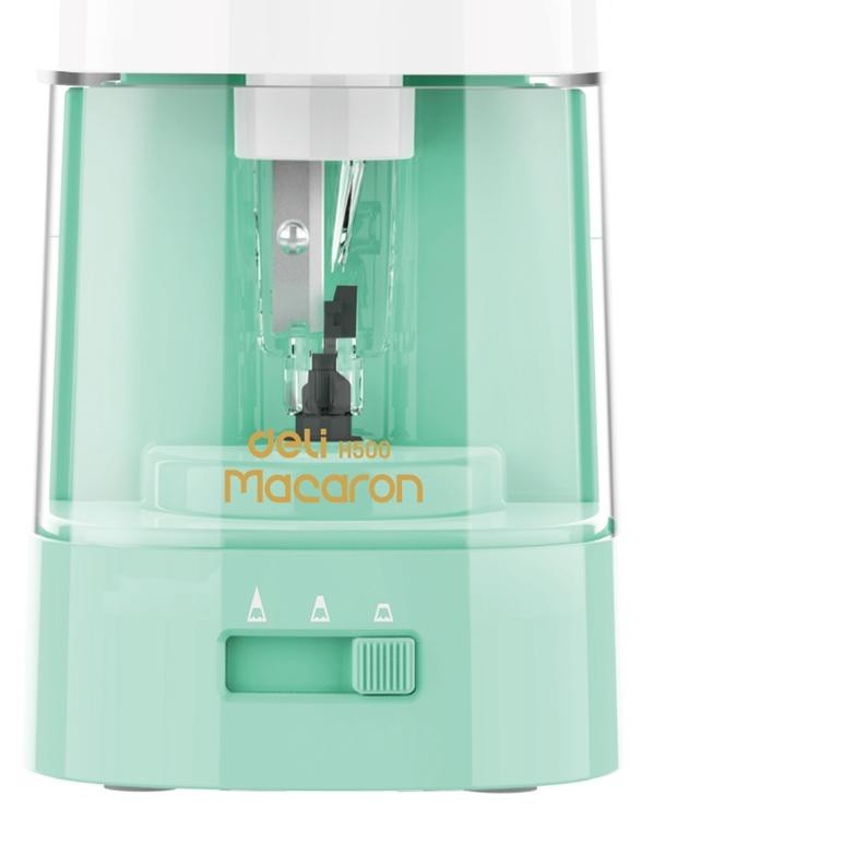 

➬ Deli Electric Pencil Sharpener Rautan Pensil Listrik Macaroon EH500 ✶