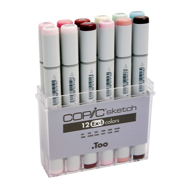 

COPIC Sketch Marker 12 Colour Set EX-1
