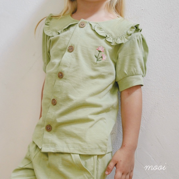 Mooi Setelan Anak Perempuan Paula Set-4