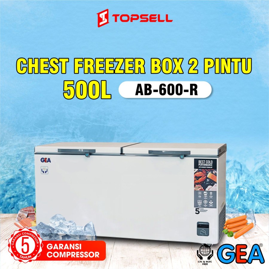 Jual Freezer Box Gea Pintu Ab Chest Freezer Liter Gratis