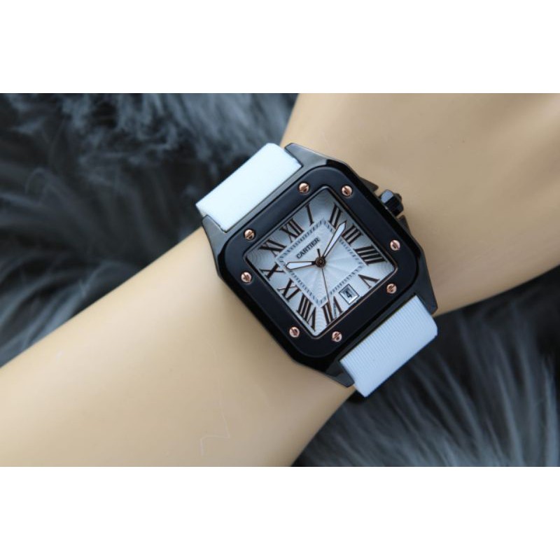 jam tangan new CARTI3R case full hitam. 3.7cm @190