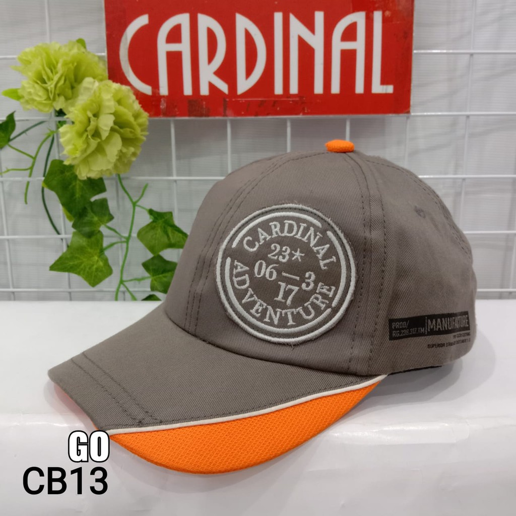 gos CB CARDINAL TOPI CASUAL 100 % Original Topi Cowok Baseball Keren