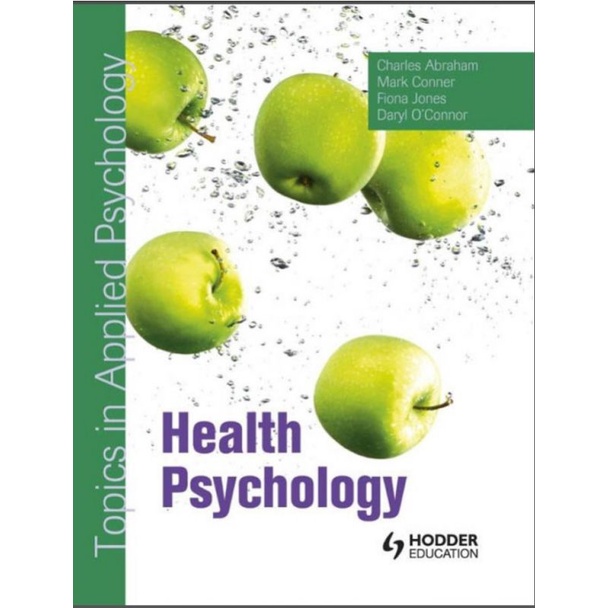 

HEALTH PSYCHOLOGY, TOPICS IN APPLIED PSYCHOLOGY, CHARLES A
