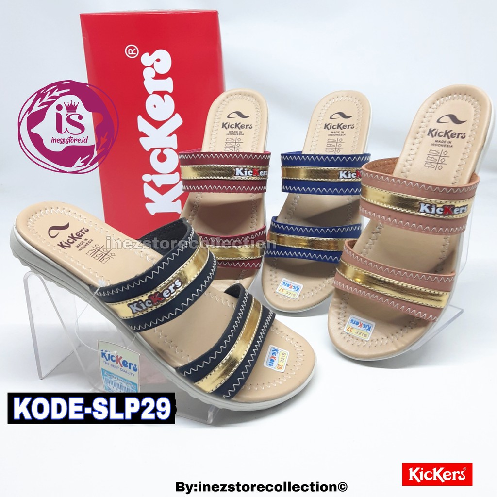 SENDAL WANITA SLOP KICKERS TERHITS KODE SLP29 MURAH HARGA GROSIR