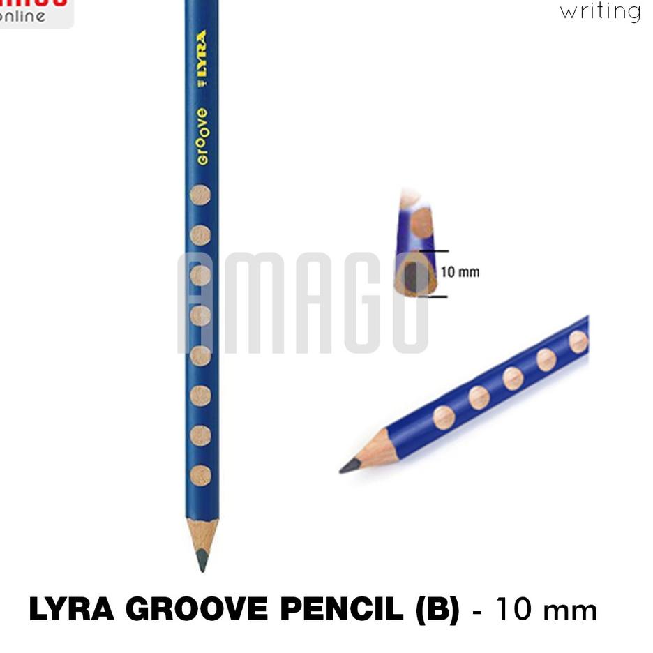 

FKTY LYRA GROOVE PENCIL JUMBO (B) - BLACK - 10 MM - 1870101 Ori