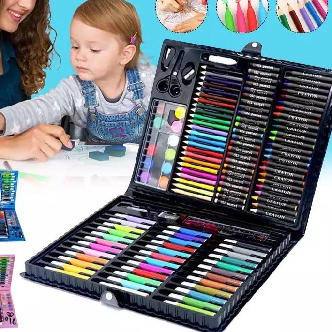 

Ready Stock [IZUNA] Art Set 150 Pcs / Crayon Art Set / Peralatan Gambar Lukis / Pensil Warna 1 Set / Colouring Set 150 Pcs!