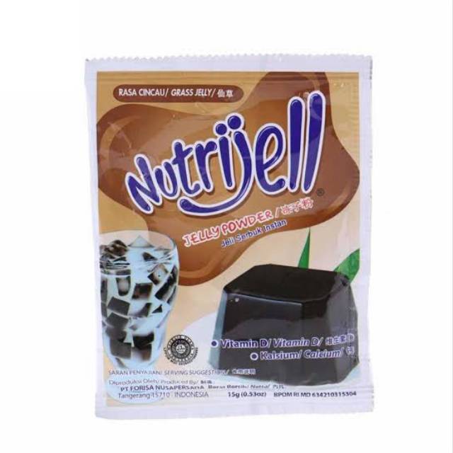 

Nutrijell - Jelly Powder - Rasa Cincau - 15gr