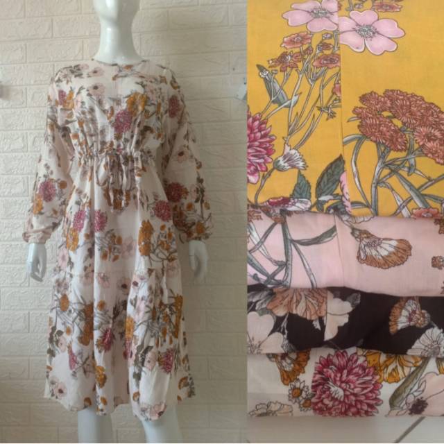 Tunik bahan rayon viscose import ld 110