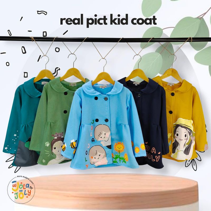 coat Jola & Jolly/jaket anak/jaket korea/jaket anak korea/jaket anak perempuan