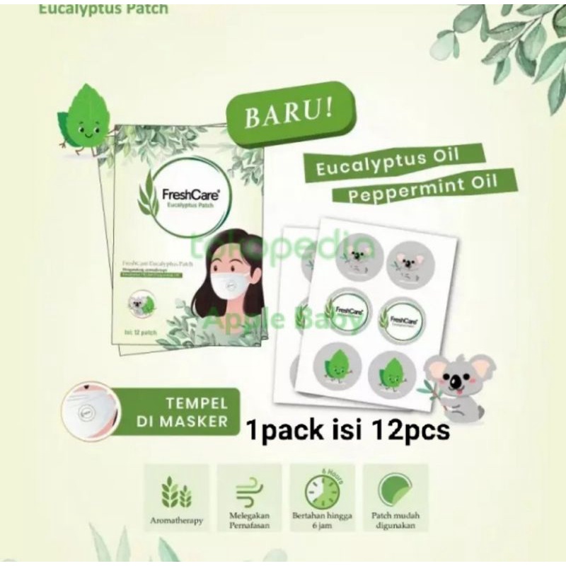 Freshcare Eucalyptus Patch 1 Sachet Isi 12 Patch - Stiker Aromatherapy