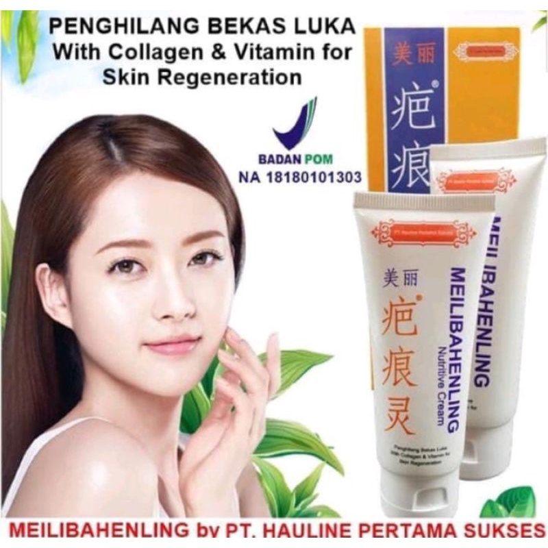 MEILIBAHENLING NUTRITIVE CREAM BPOM ORIGINAL / PENGHILANG BEKAS LUKA