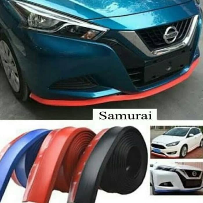 Karet List Pelindung Bumper Bawah Mobil Samurai Sporty UNIVERSAL