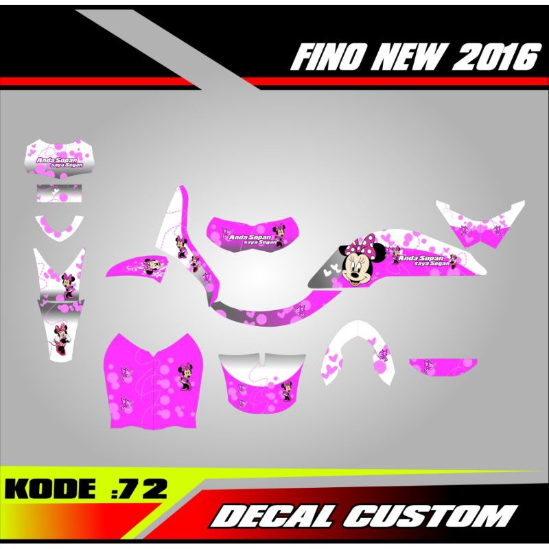 Decal fino 2016 full dasbor
