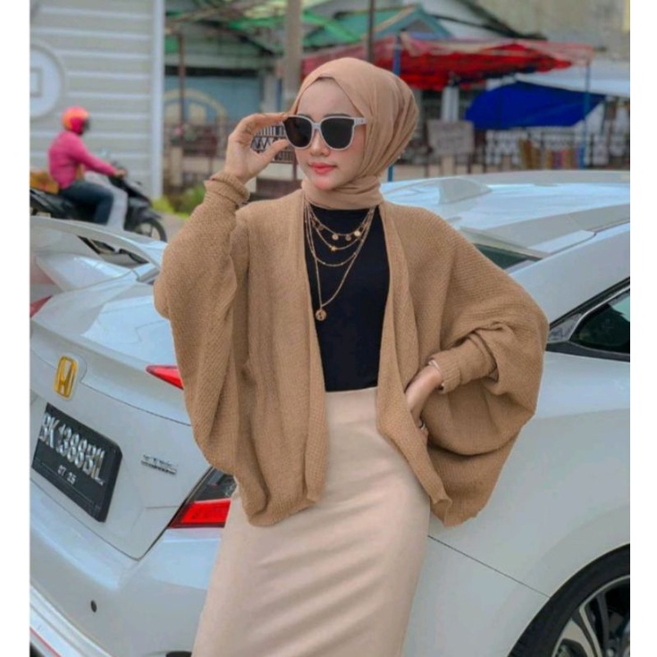 CARDIGAN RAJUT / BATWING KELELAWAR CARDIGAN / CARDIGAN BIG